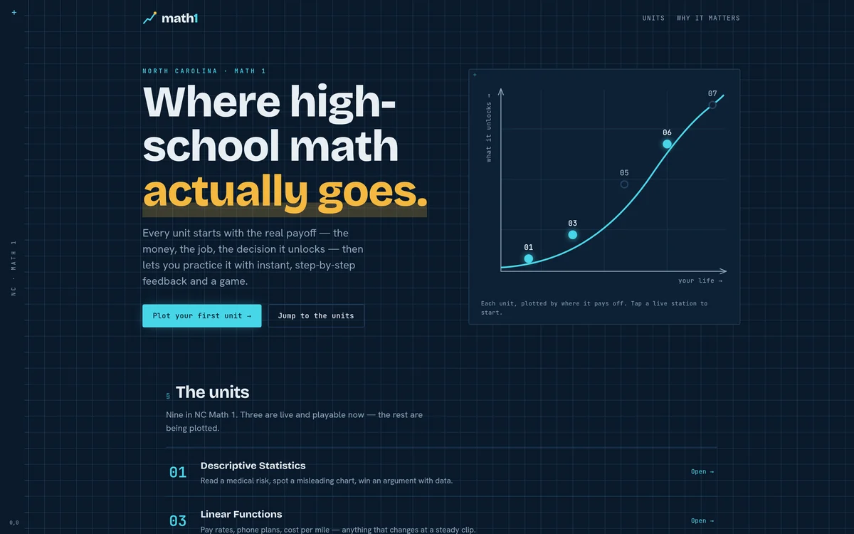 math1 — homepage